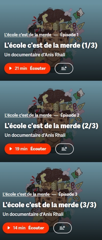 L'école, c'est de la merde